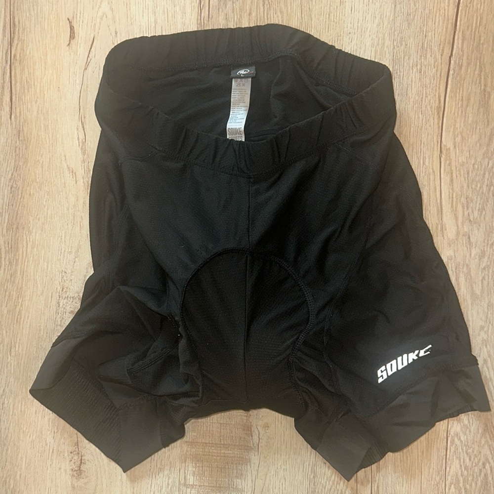 Souke Mens Size Large L Cycling Shorts Biking Black